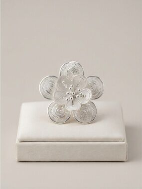 Handcrafted Indonesian Filigree Brooch